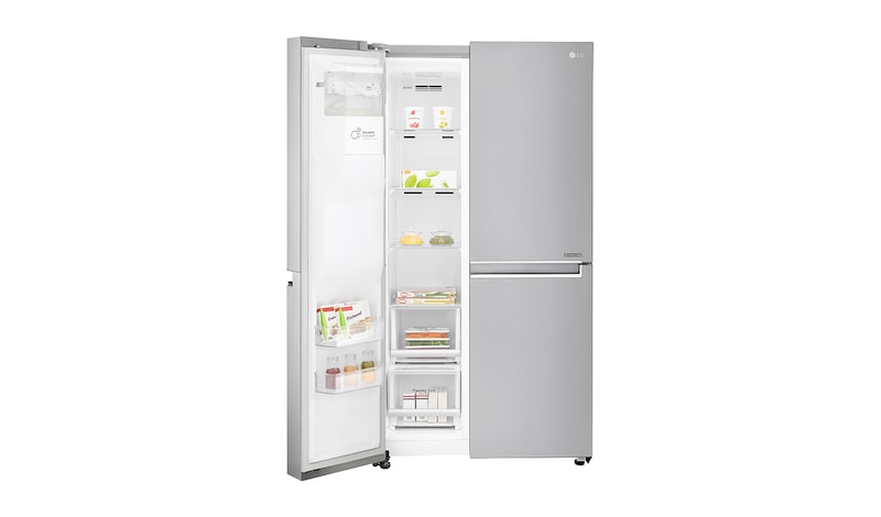 LG Réfrigérateur Américain | 601L | Compresseur linéaire | Total No Frost | Smart Diagnosis | Moist Balance Crisper | A+, LG GSL6671SC